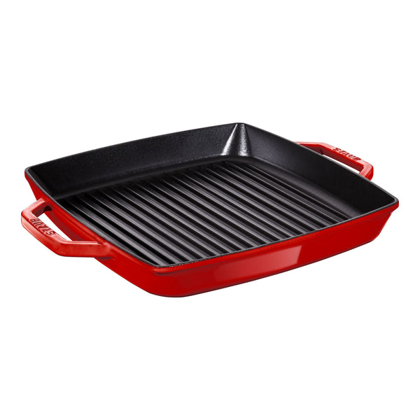 Staub 7 Quart Cast Iron Braise and Grill Red