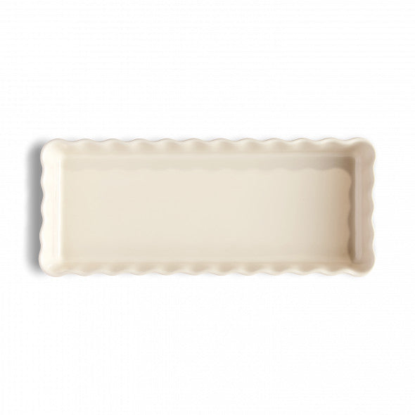 Pizza tray, ceramic, 36.5 cm, Burgundy - Emile Henry