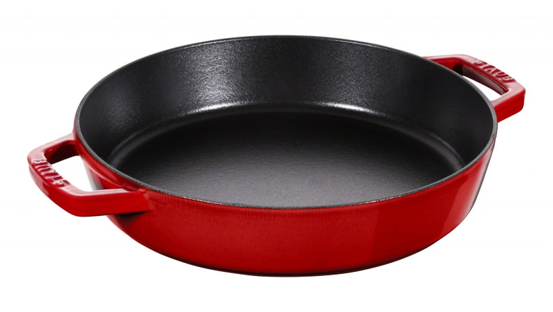 Victoria Silicone Cast Iron Handle Cover. for 10 to 12 inch Skillets,  Large, Red